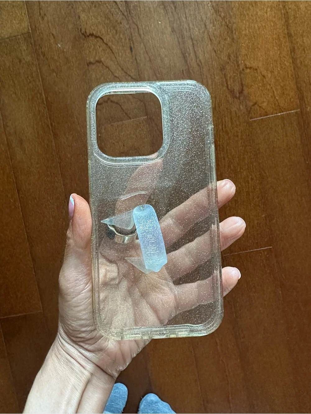 Loopy Case Clear Glitter Phone case